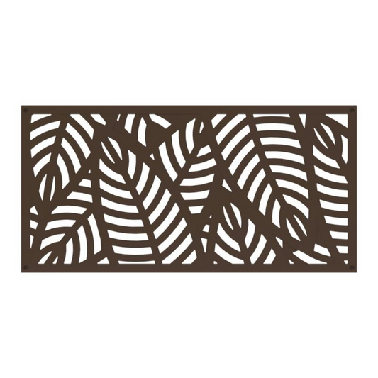 Privacy Panel - Umber 2' X 4' - Sanibel Decorative Screen Panel