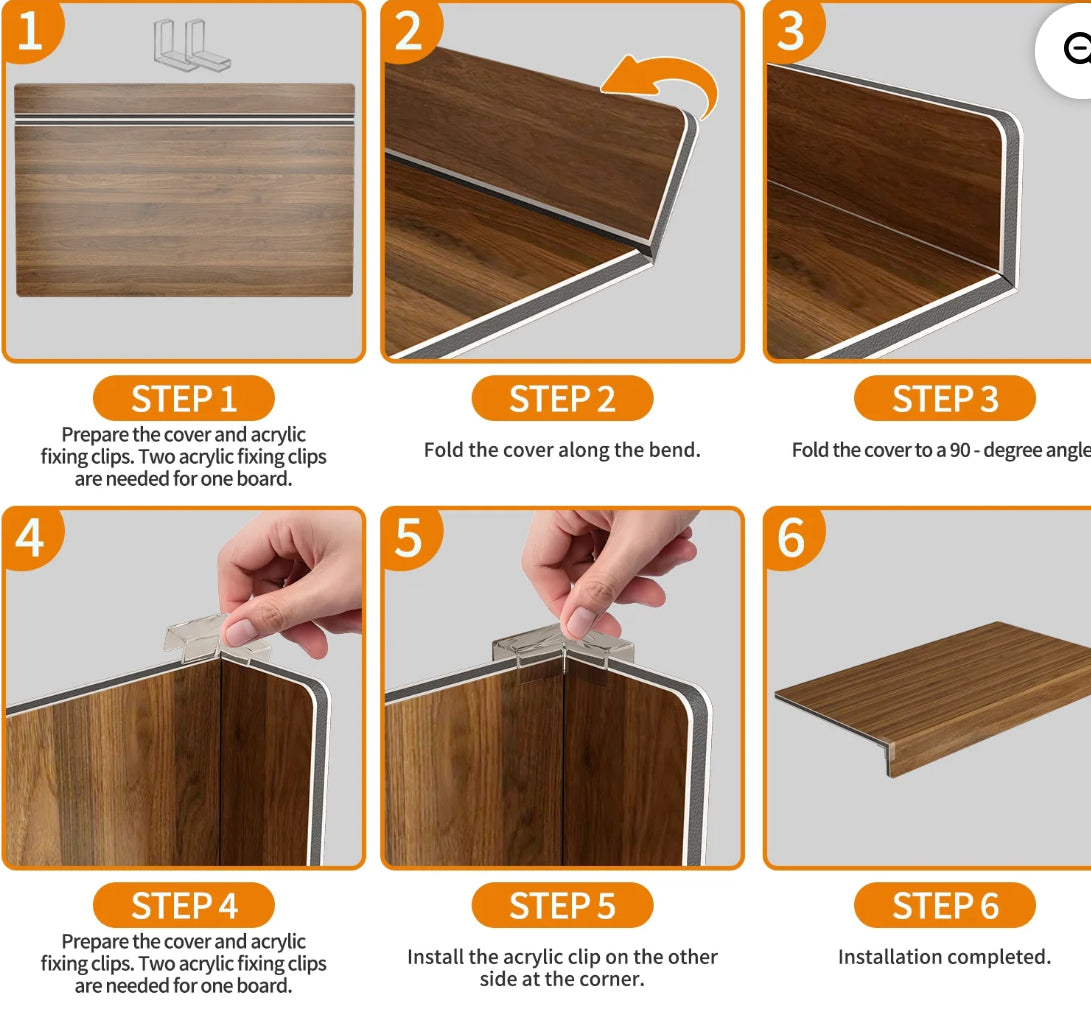 Floating Shelves - Wood Shelf Wall Mounted Set of 5,Wire Shelf Covers - W 11.19.25