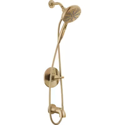 Shower/Tub Set - Nicoli 144749-HS Champagne Bronze Monitor 14 Series Tub and Shower with SureDock Hand Shower