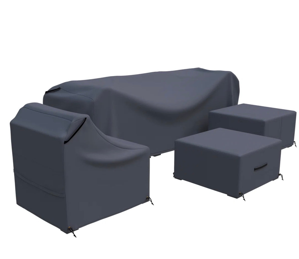 Outdoor Furniture Cover - Eudy Rattan Sectional Seating Group Cover