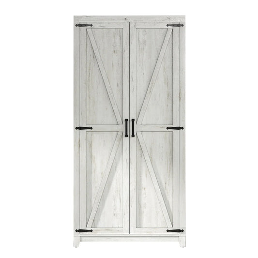 Armoire - Bishock 71" H Manufactured Wood Armoire with Hanging Rod