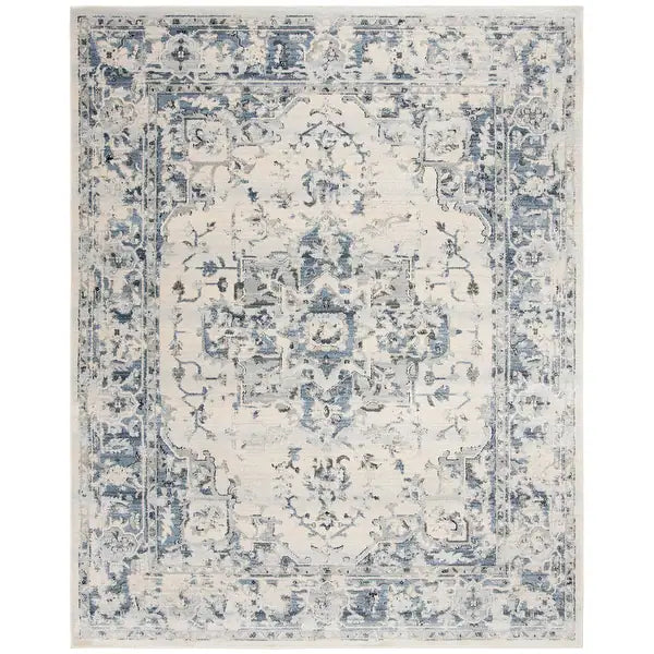 Rug - 8’ x 10’ SAFAVIEH Charleston Metha Vintage Boho Oriental Rug - Ivory/Navy