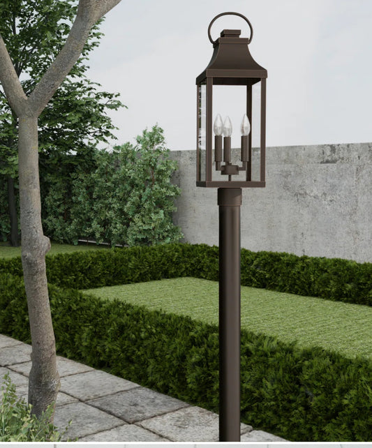 Outdoor Lantern - Oiled Bronze Lantern - T&F5.19.25