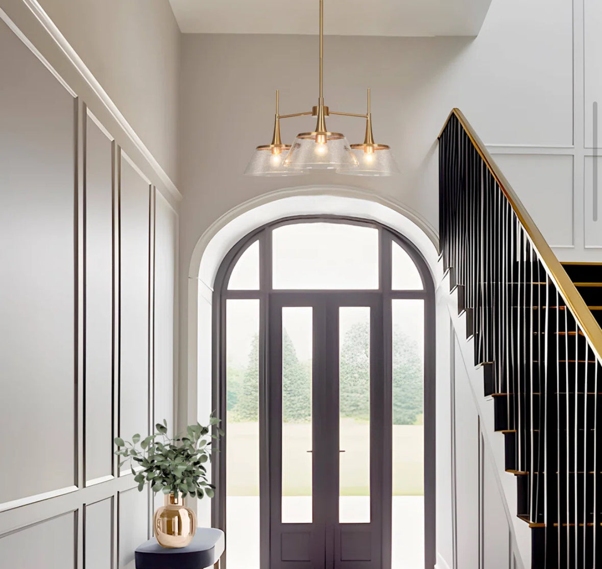 Chandelier - Jonesboro 3 Light Unique Sphere Chandelier - BSW