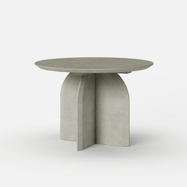 Dining Table - 39" Homary Modern Round Dining Table for 4 Wood Tabletop Pedestal Base (see all photos, some damage)