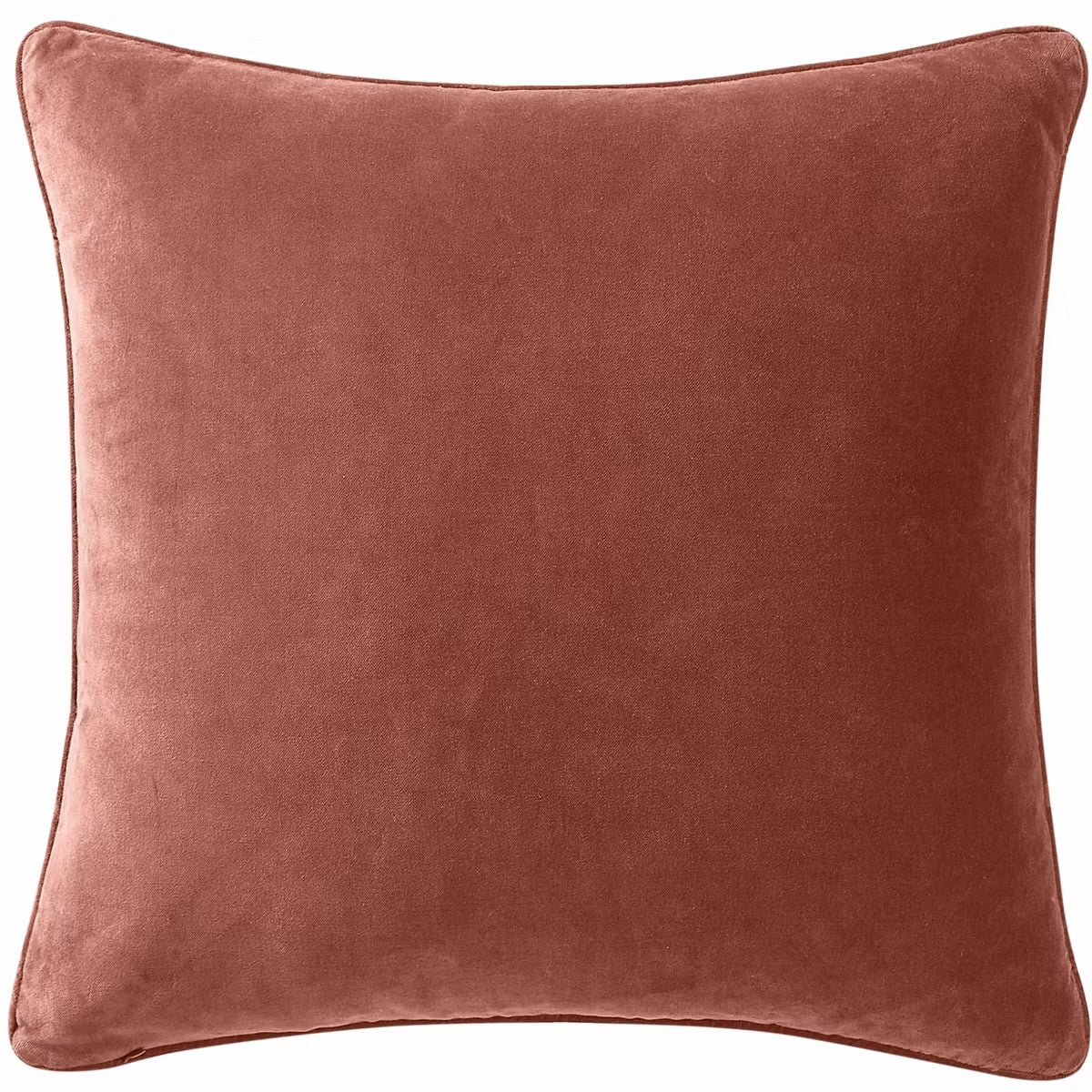 Pillow Cover - Brooklyn Euro Sham Matte Cotton Velvet 26”x26”