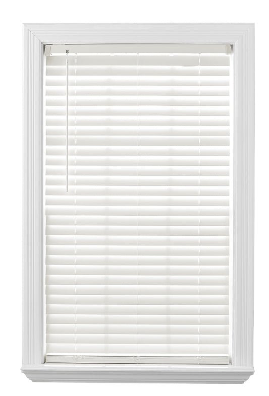 Blind - 35" W x64" L Better Homes & Gardens 2 Cordless Faux Wood Horizontal Blinds, Antique White - WM11.25.25