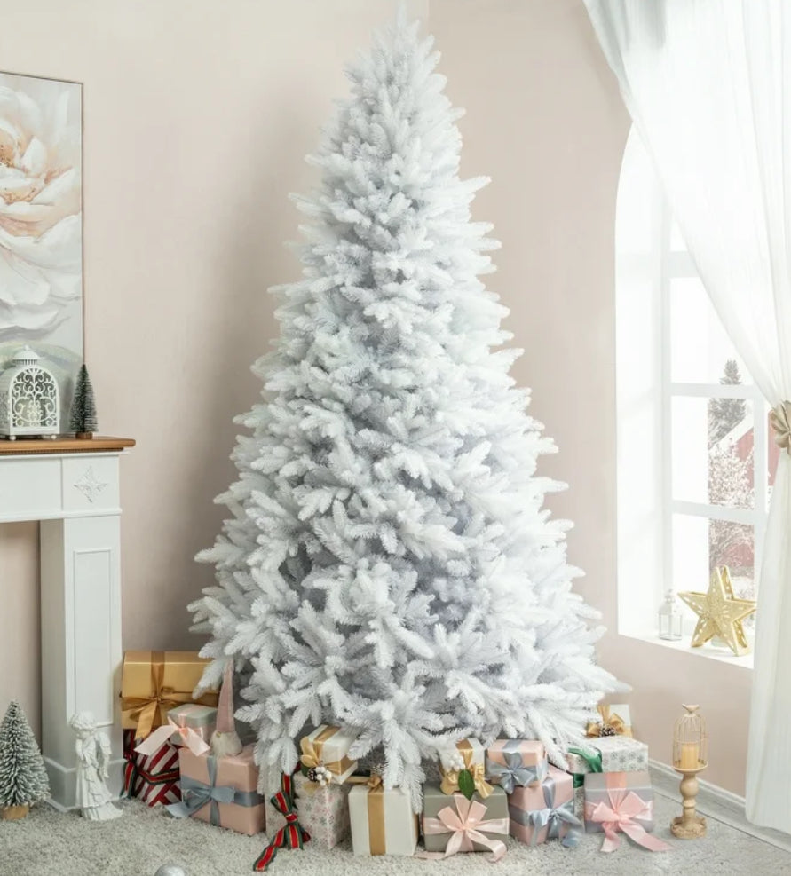 Christmas Tree - 9ft White Tree (no lights) - WM11.25.25