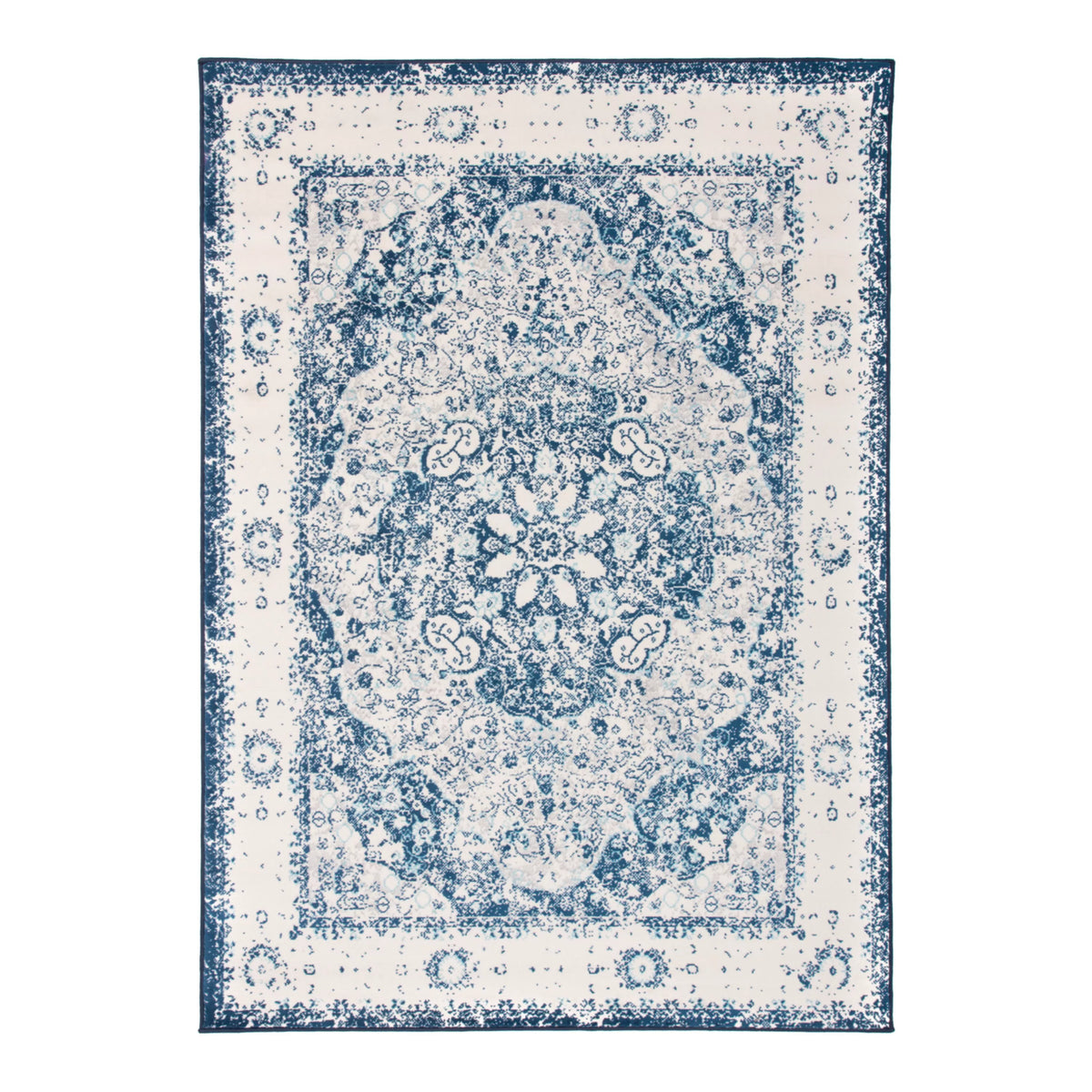 Rug - 8’ x 10’ World Rug Gallery Monaco Distressed Rug (slight damage one corner see all photos)