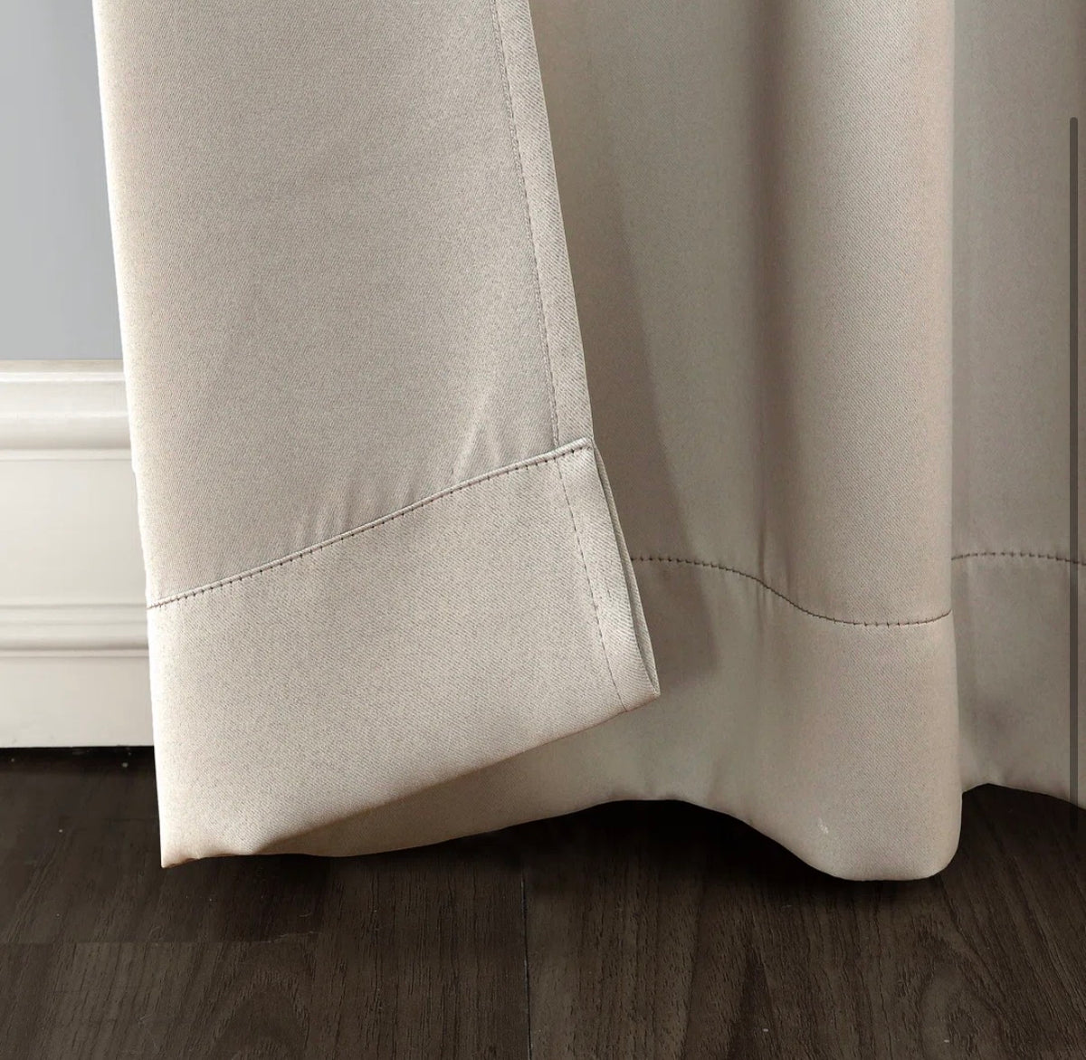 Curtain - 40” x 94” Stone Thermal Blackout Grommet Curtain Panel Single Panel