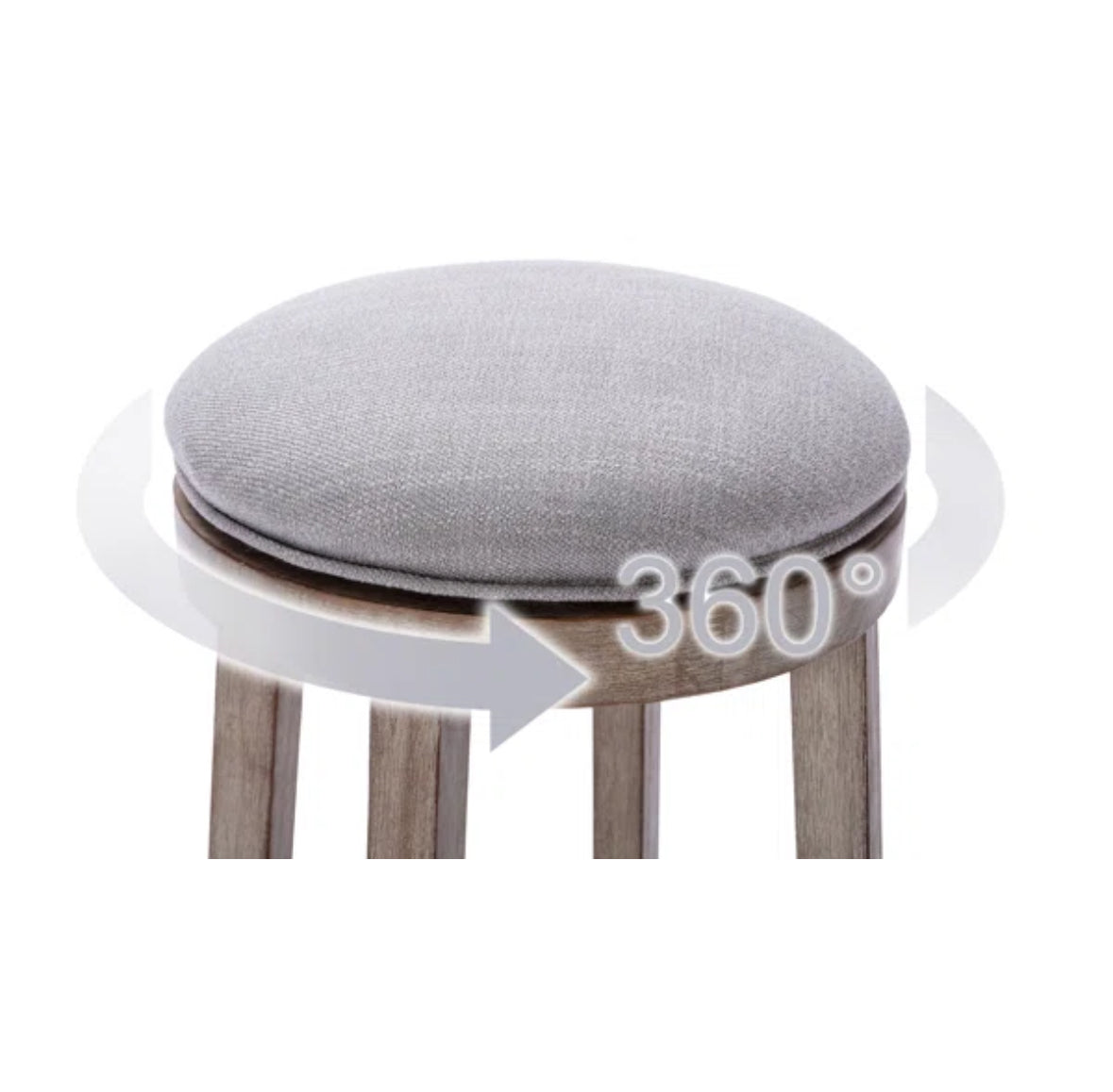 Barstool Set of 2 - 25.6” Sefedin Swivel - WF11.7.25