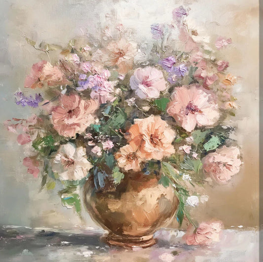 Canvas - 30" H x 30" W "Pot of Eden" - WF12.4.25
