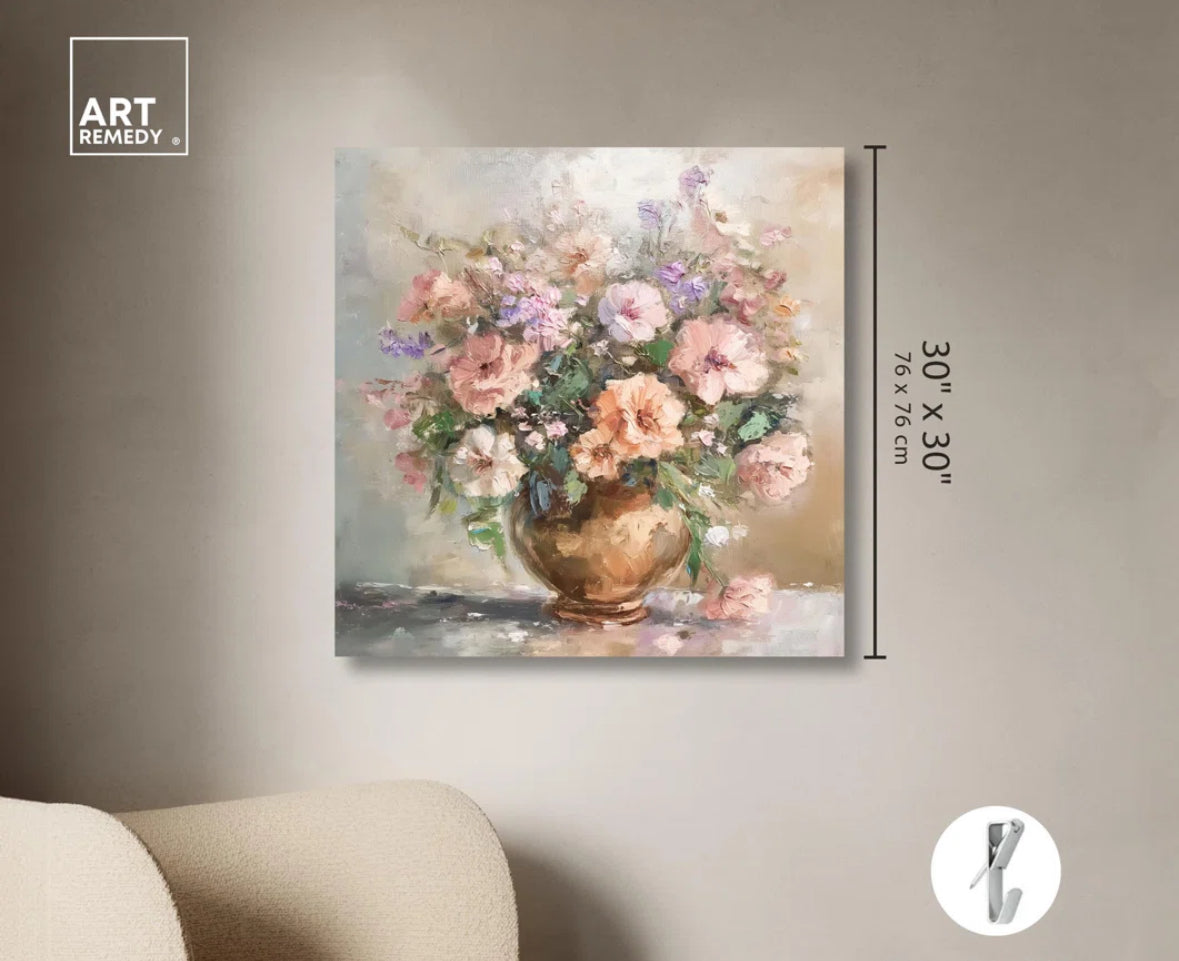 Canvas - 30" H x 30" W "Pot of Eden" - WF12.4.25