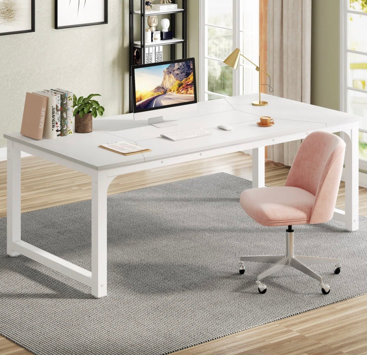 Desk - Montserat Desk 30.3" H x 78.7" W x 39.4"