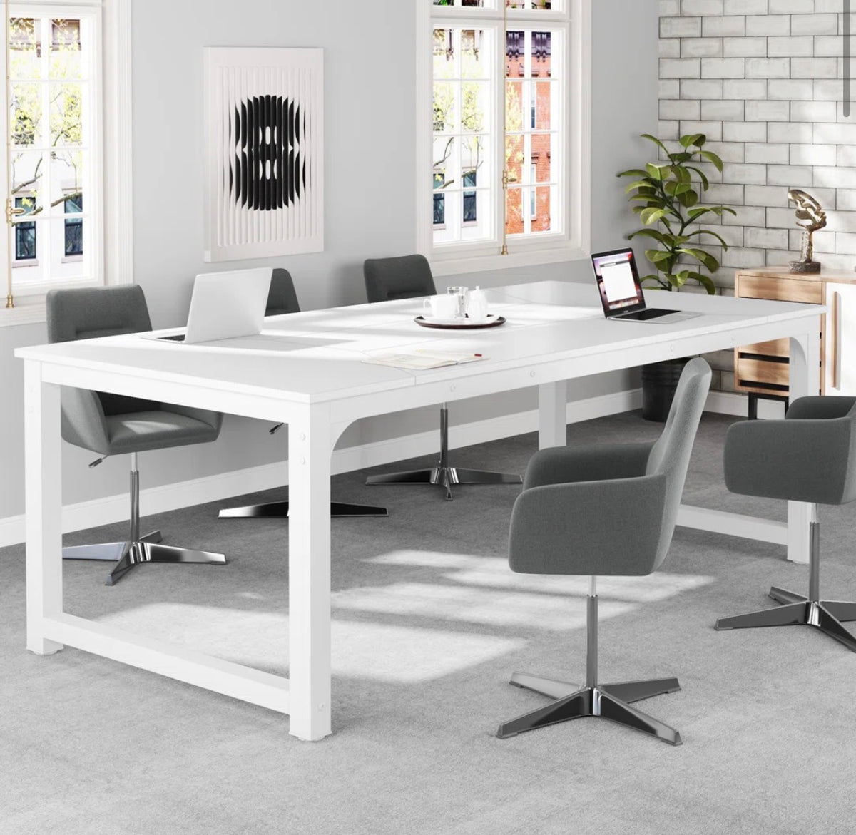 Desk - Montserat Desk 30.3" H x 78.7" W x 39.4"