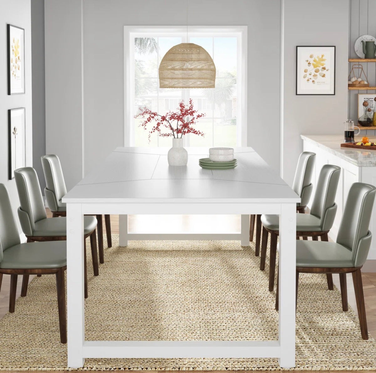 Desk - Montserat Desk 30.3" H x 78.7" W x 39.4"