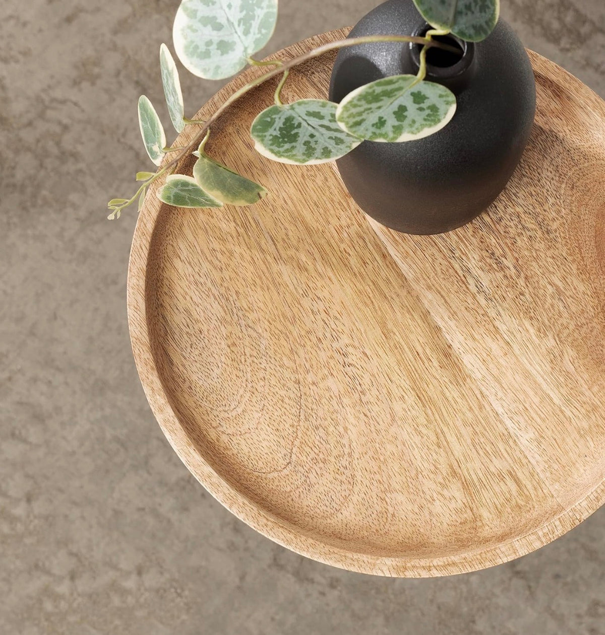 Side Table - Xyler Mango & Metal Drink Table