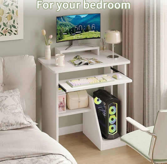 Desk - Modern Simple Computer Desk with Storage