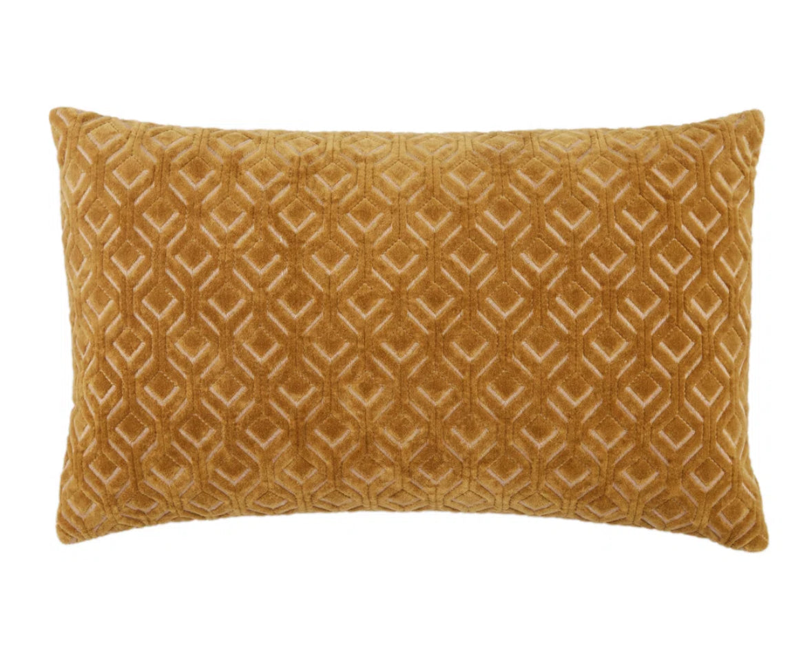 Pillow - Ryans Embroidered Cotton Lumbar Pillow - WF12.4.25
