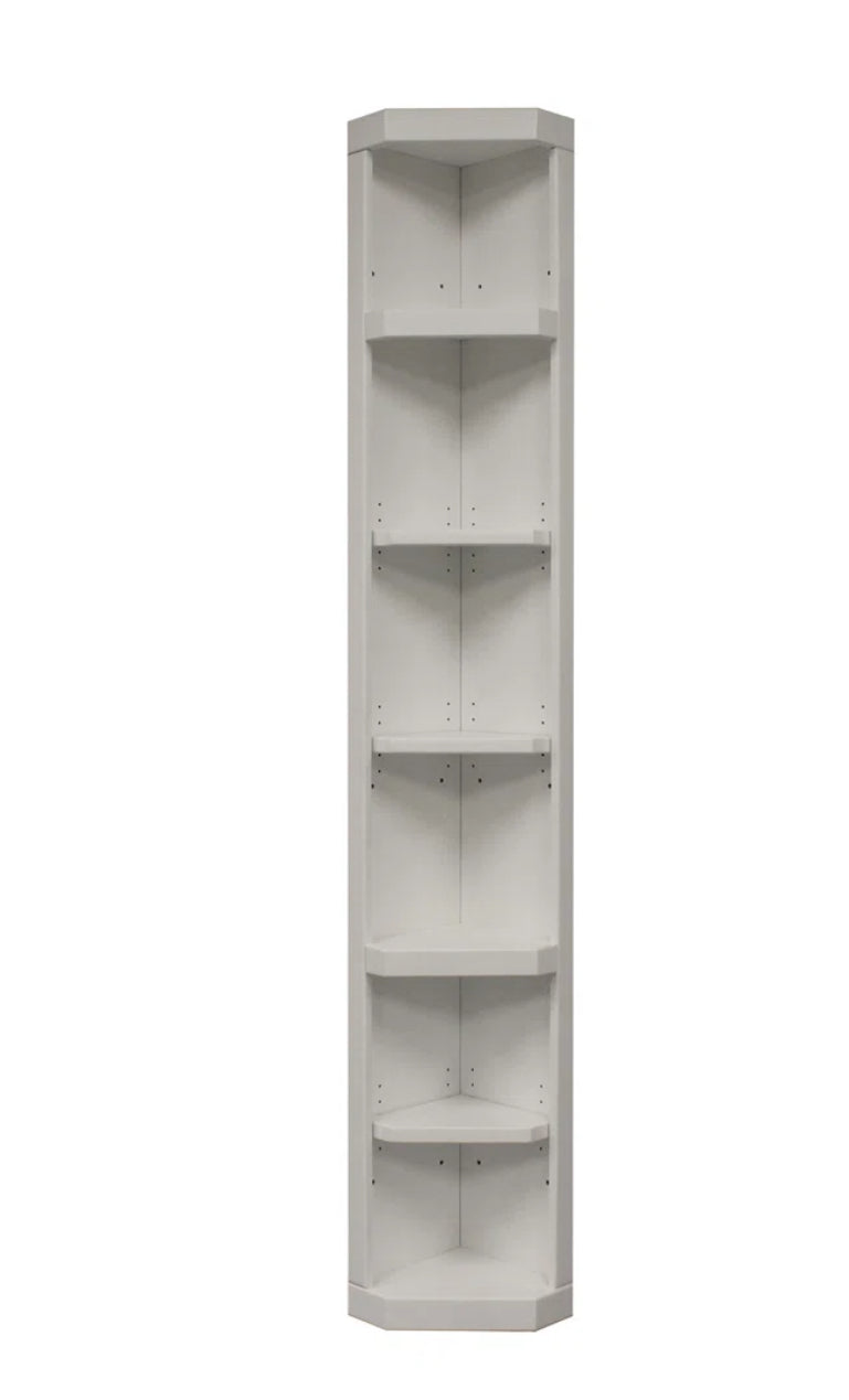 Bookcase - Alekhya Standard Corner Bookcase 94.5'' H X 12.5'' W X 12.5'' D - WF12.4.25