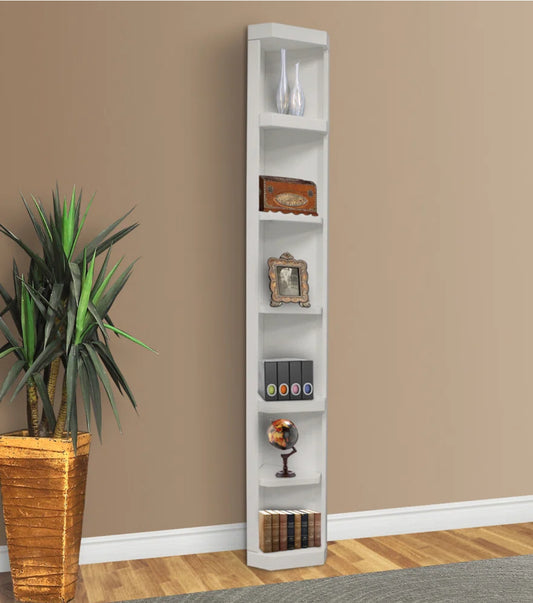 Bookcase - Alekhya Standard Corner Bookcase 94.5'' H X 12.5'' W X 12.5'' D - WF12.4.25
