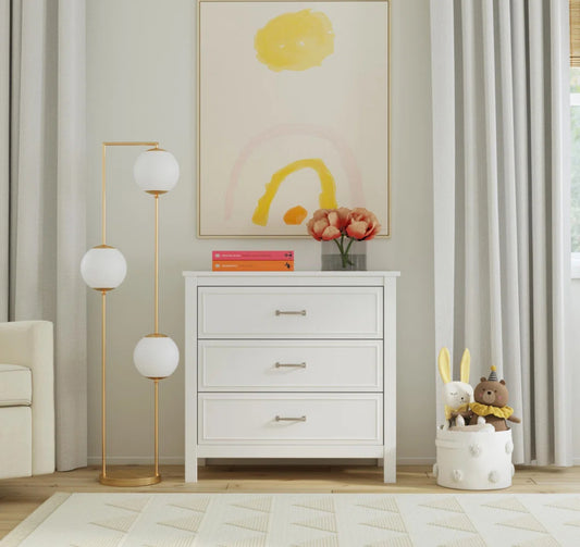 Dresser - Charlie 3 Drawer White - WF12.4.25