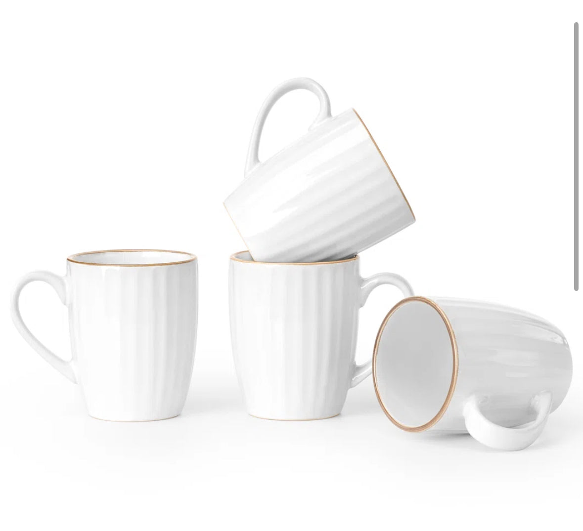 Kitchen - Famiware Coffee Mugs, 14 oz Coffee Mugs Set of 4 - WF12.4.25