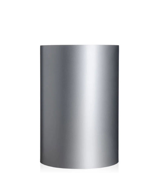 Trash Can - Kartell 4.9 Gallon Silver Plastic - WF12.4.25