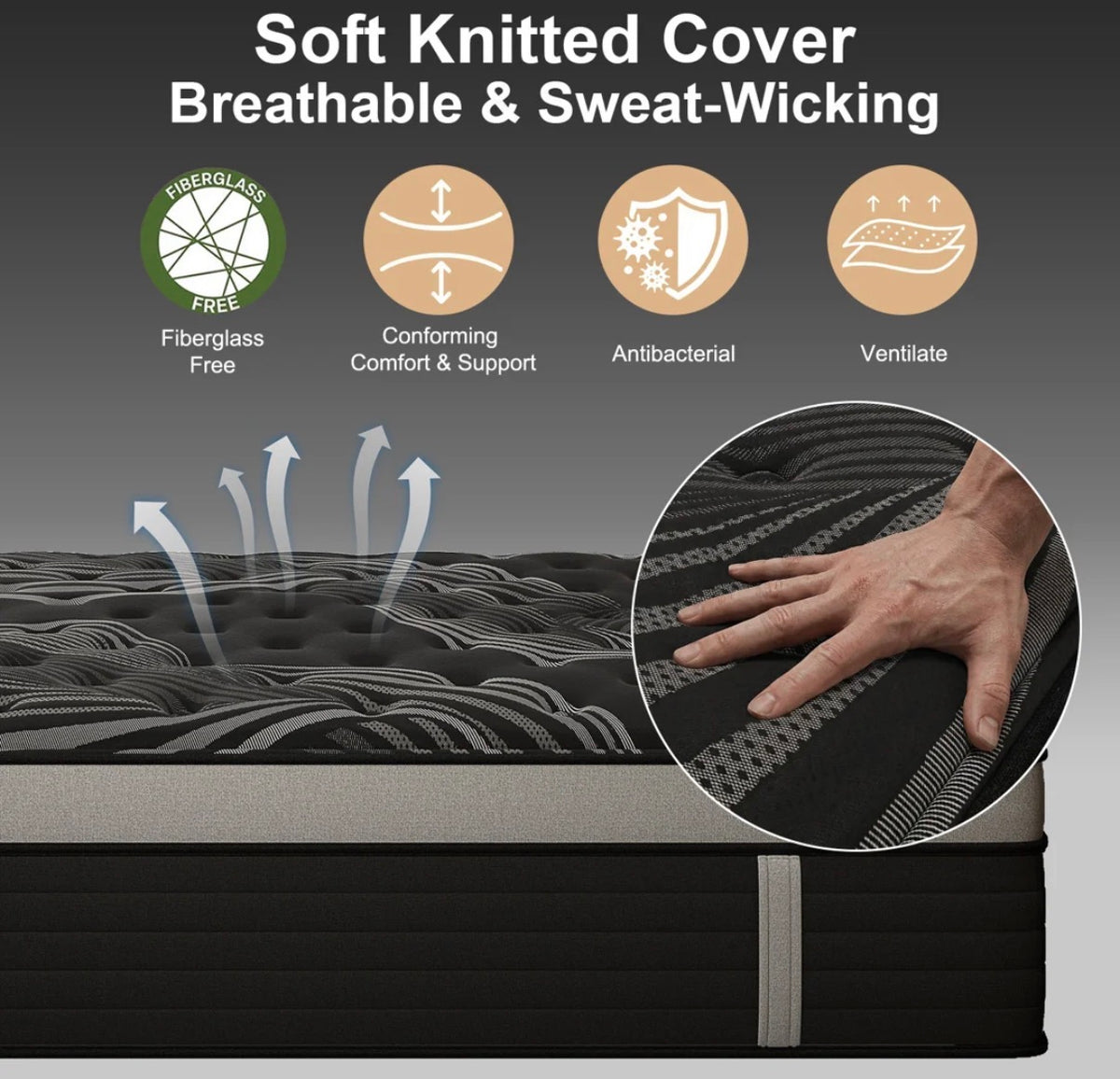 Mattress - Twin Size 12''/14'' Medium Hybrid Mattresses With Cooling Gel Memory Foam Mattress And Bed-In-A-Box