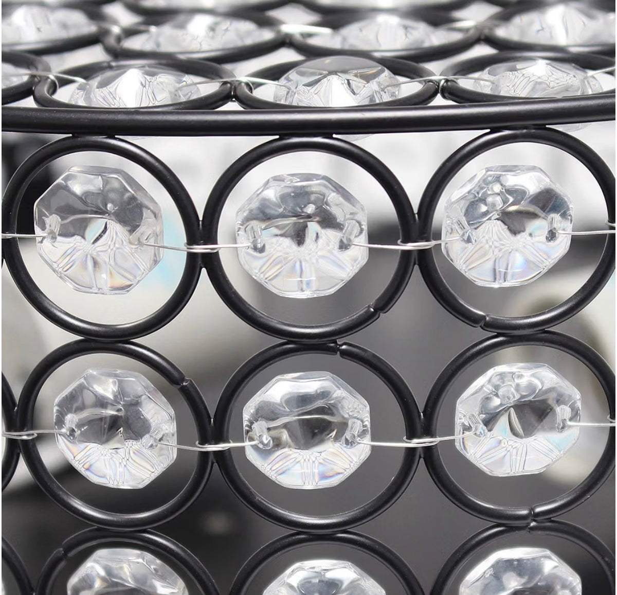 Flush Mount - Elegant Designs Elipse Crystal 2 Light Round Ceiling