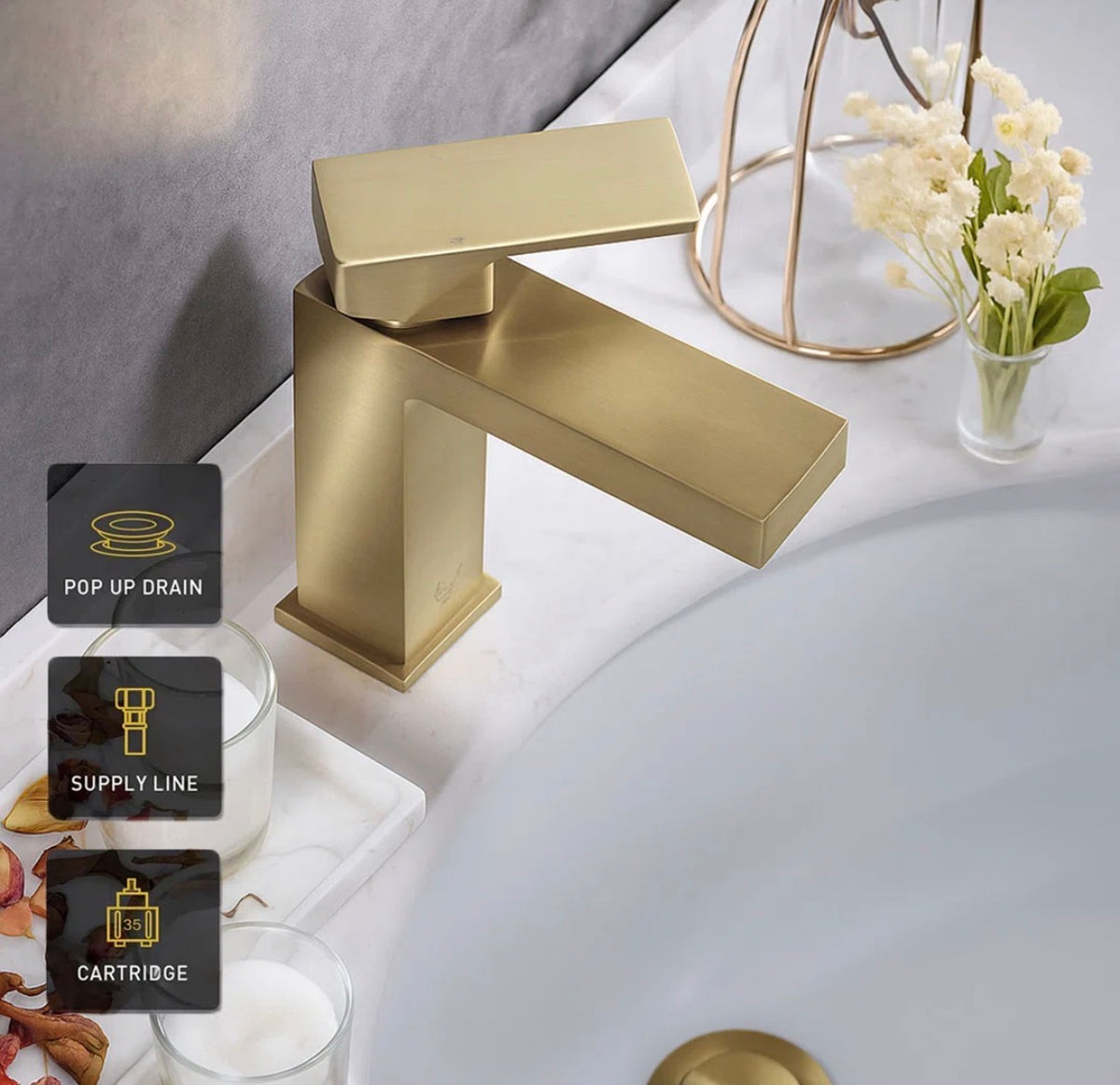 Bathroom Faucet - Oakland Single Handle Lavatory Faucet