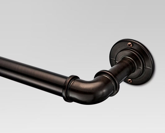 Curtain Rod - 36" - 66" Room Darkening Rod Oil Rubbed Bronze - TG10.31.25