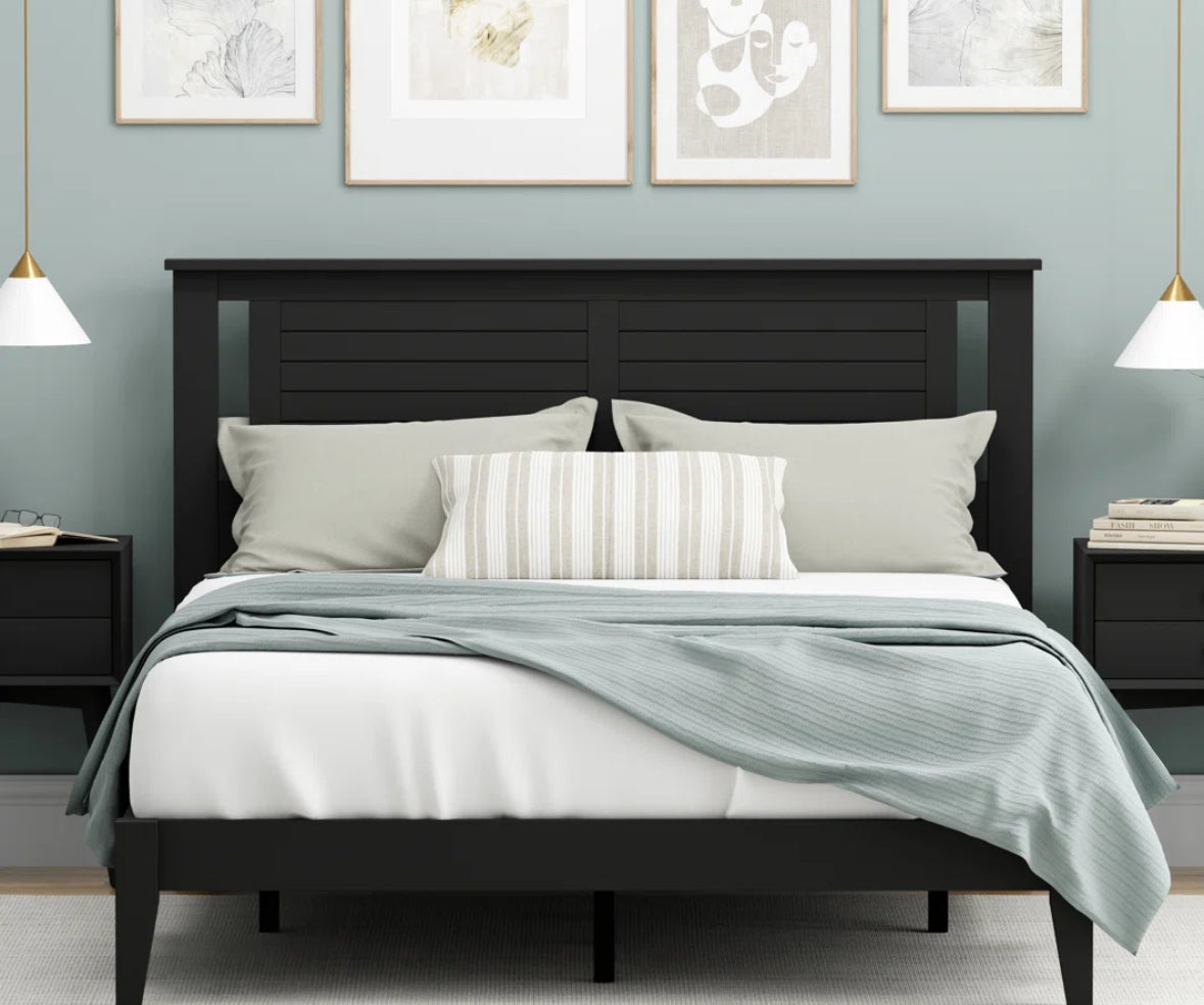 Bed - Queen Size Dorra Wood Platform Bed - WF12.4.25