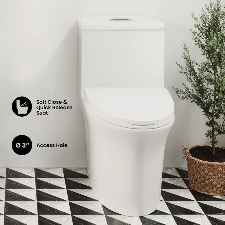 Toilet - Swiss Madison Dual Flush - WF11.7.25