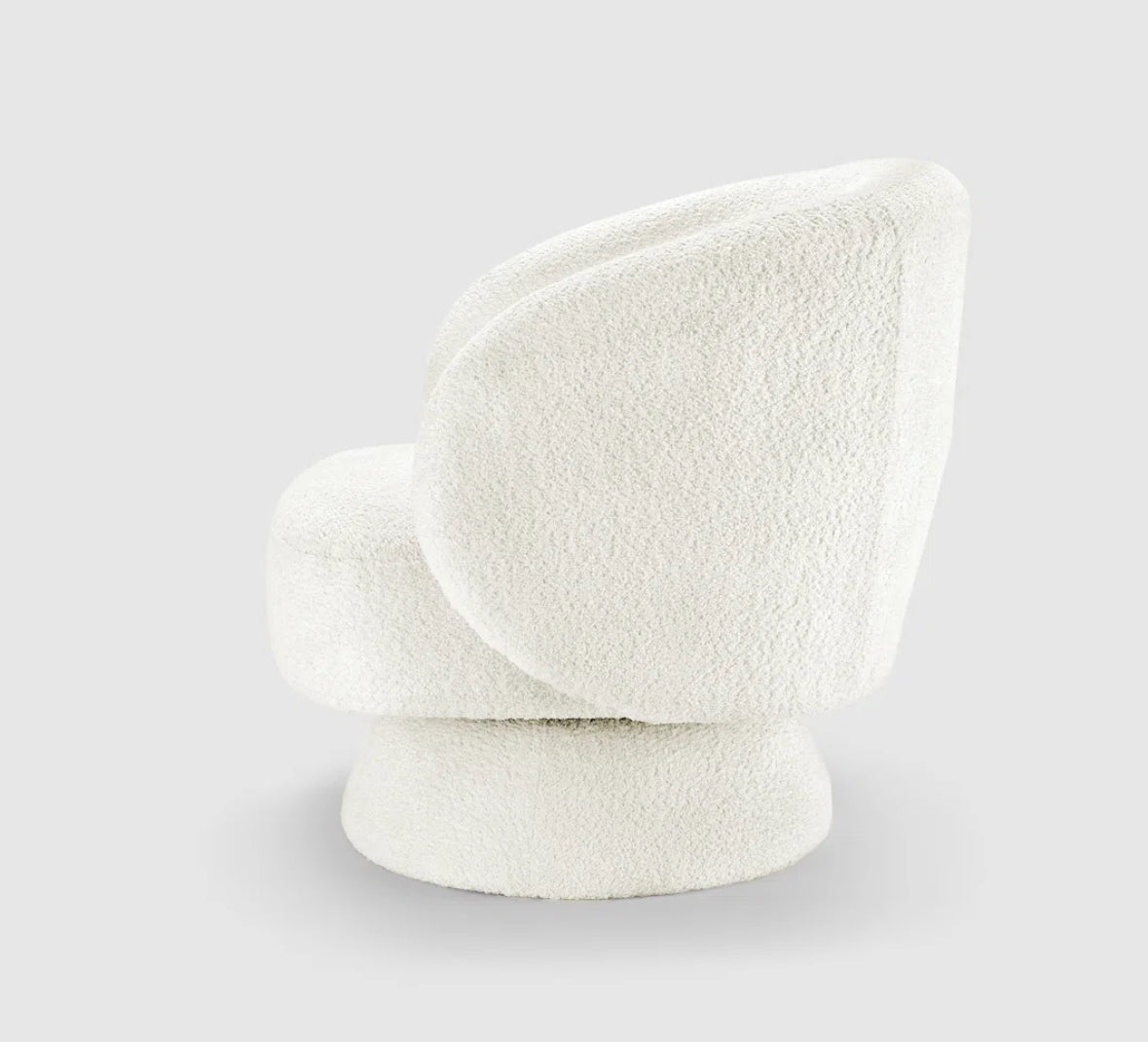 Chair - Accent Barrel Swivel Saboor Minimoor Cream - WF1.3.26