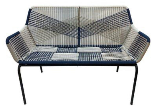 Patio Furniture - Loveseat Creeve 50" Polyethylene Wicker
