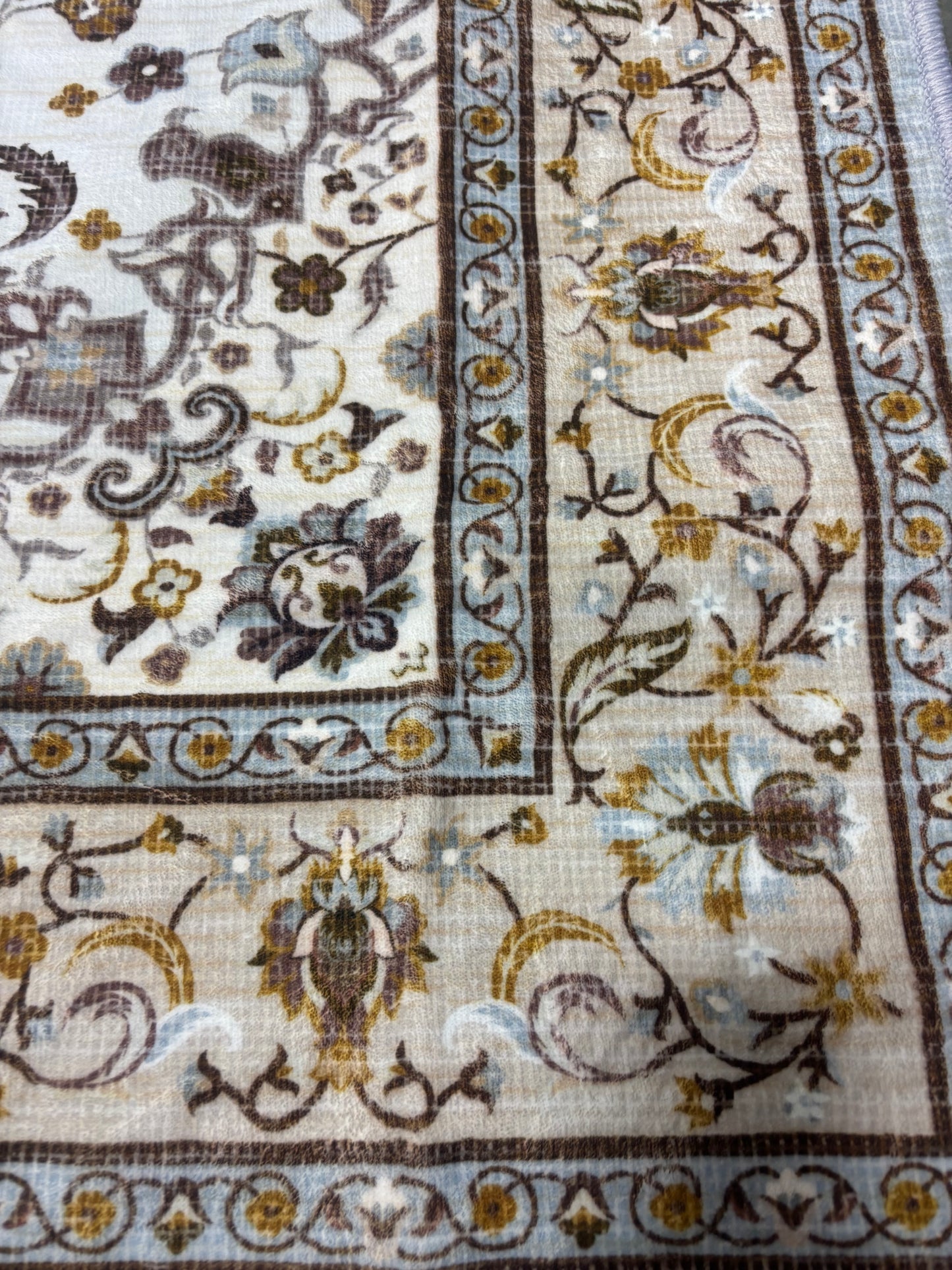 Rug - 4’ x 6’ Vintage Print Washable - WF1.3.26