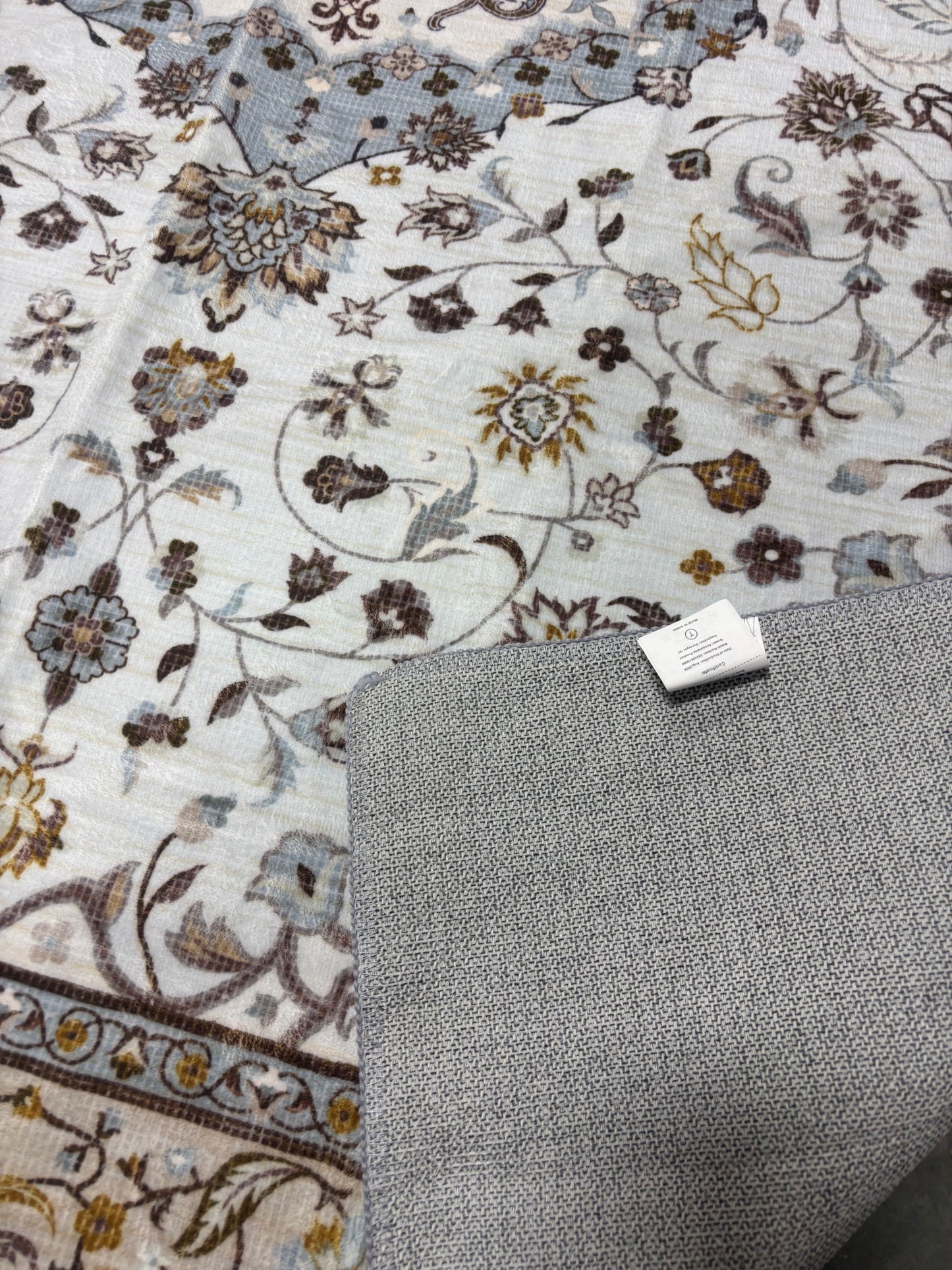 Rug - 4’ x 6’ Vintage Print Washable - WF1.3.26