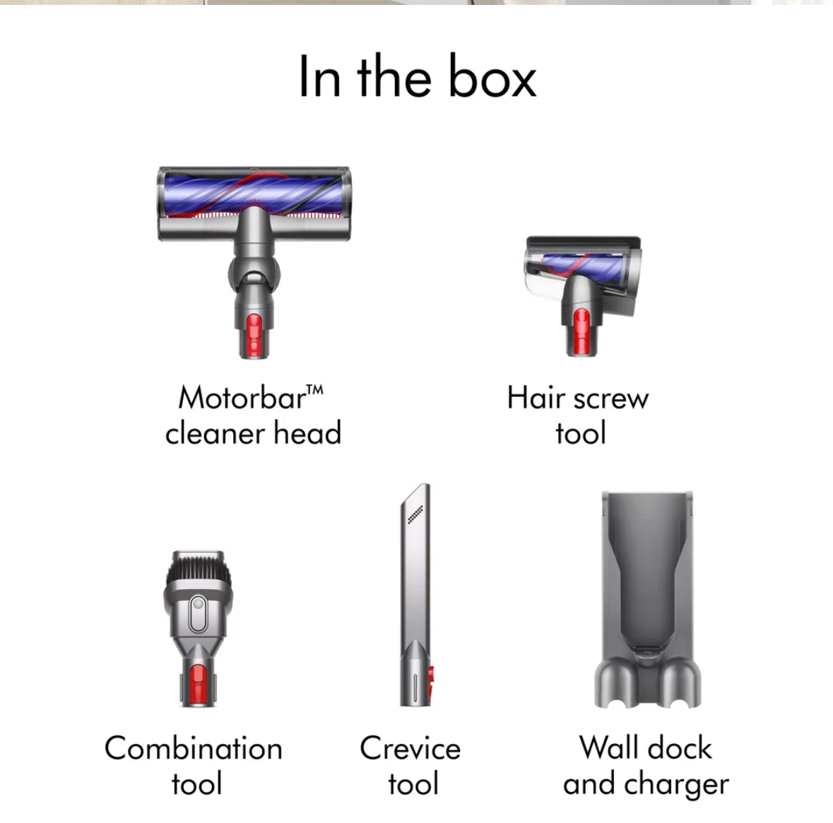 Vacuum Cordless - Dyson V8 Cordless Vacuum with 5 Accessories - WF1.3.26