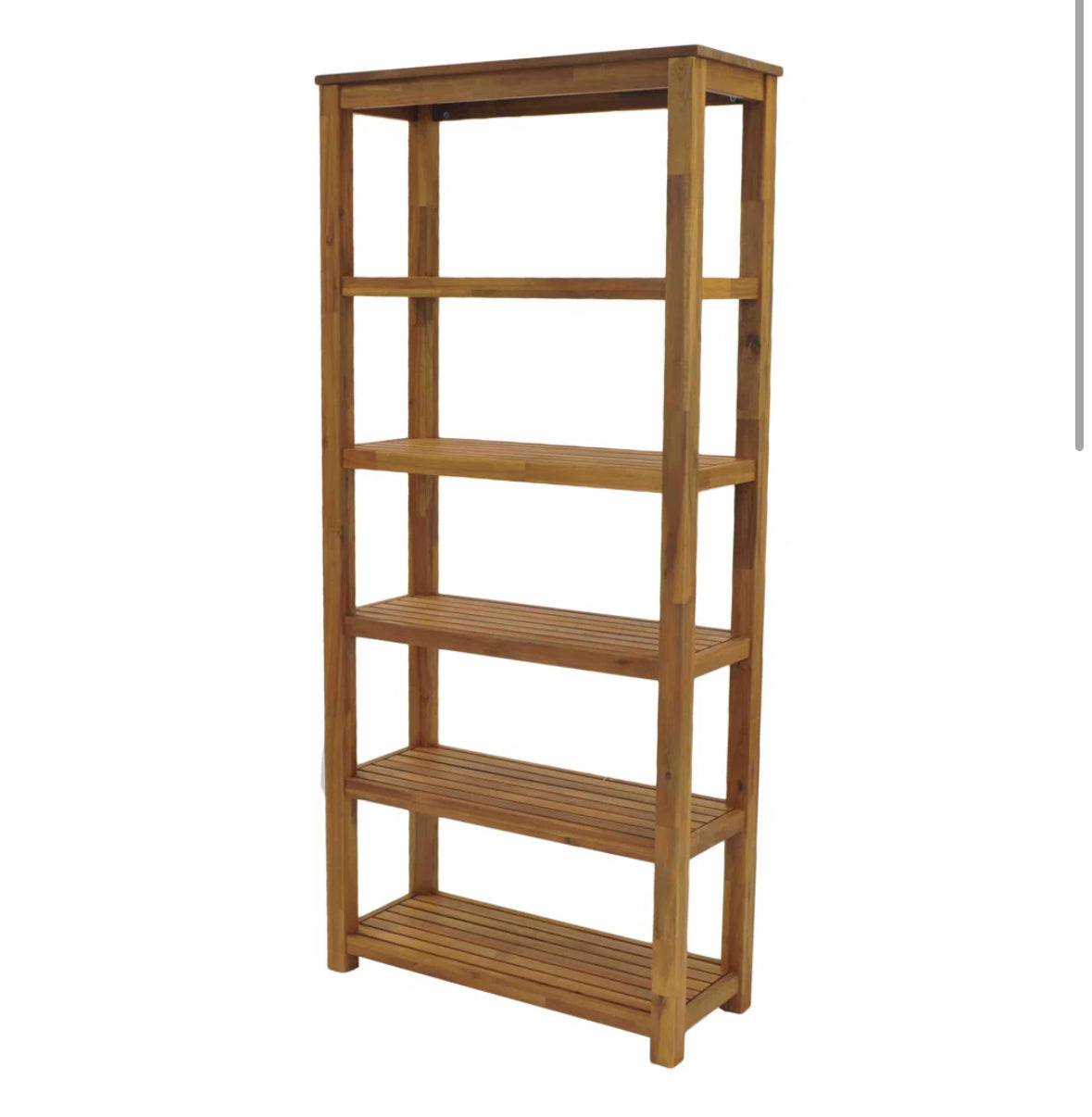 Bookcase - Langman 75" H x 34.5" W Solid Wood Etagere Bookcase - WF1.3.26