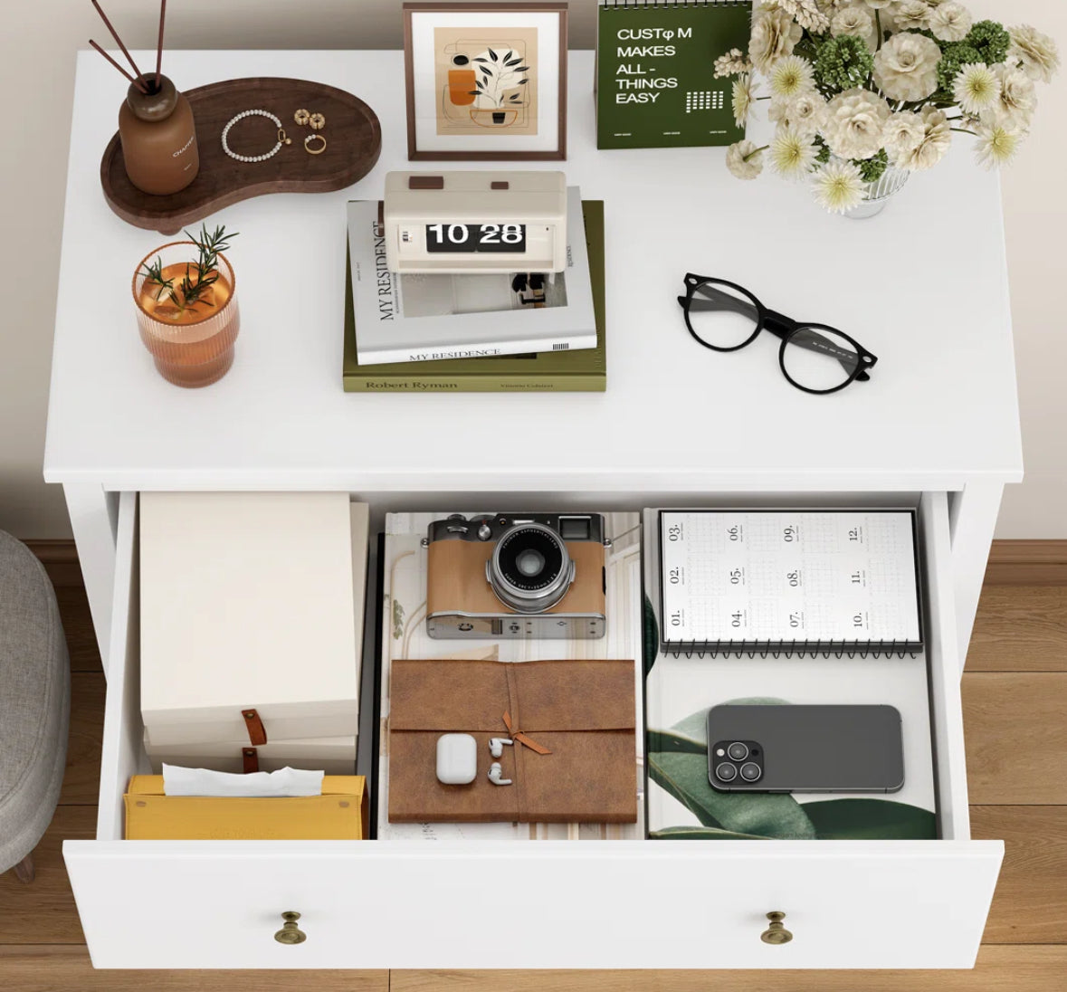 Dresser - Naewe 29" W Modern 4 Drawer Chest - WF1.3.26