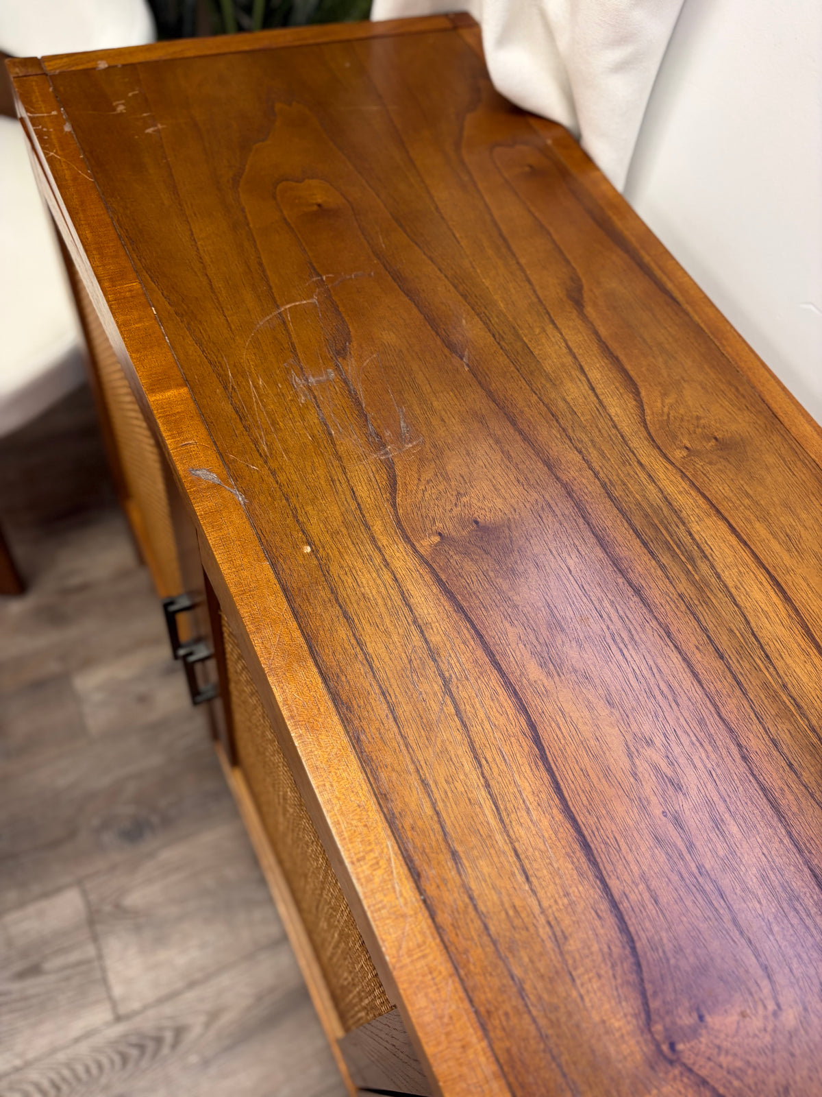 Console Table - Warwick 3 Door Accent Cabinet (some damage see all photos)