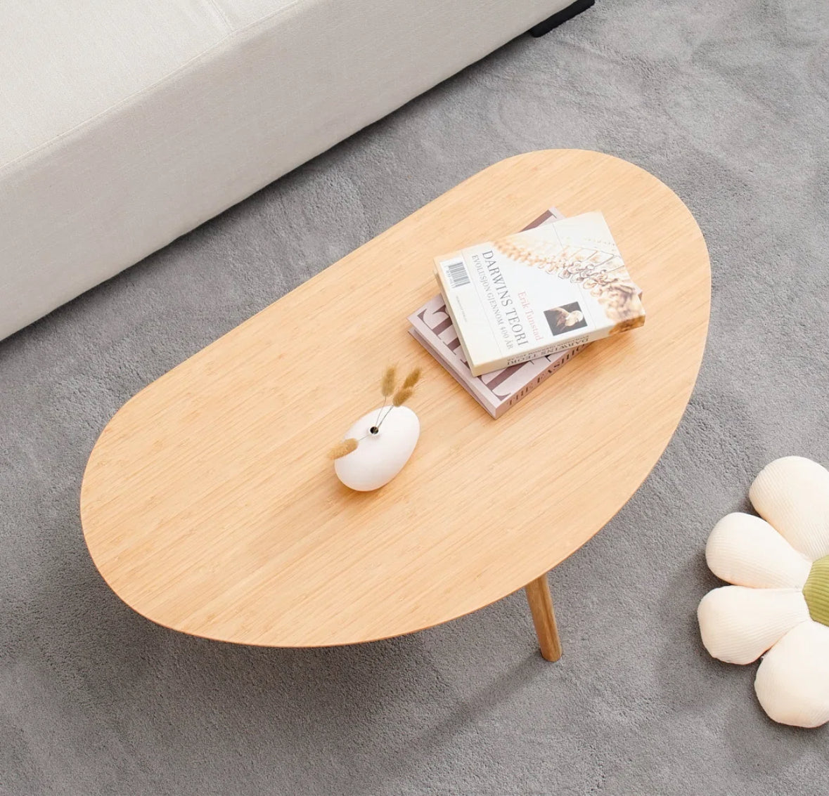 Coffee Table - Jaymie Oval Mid Century Modern - WF1.3.26