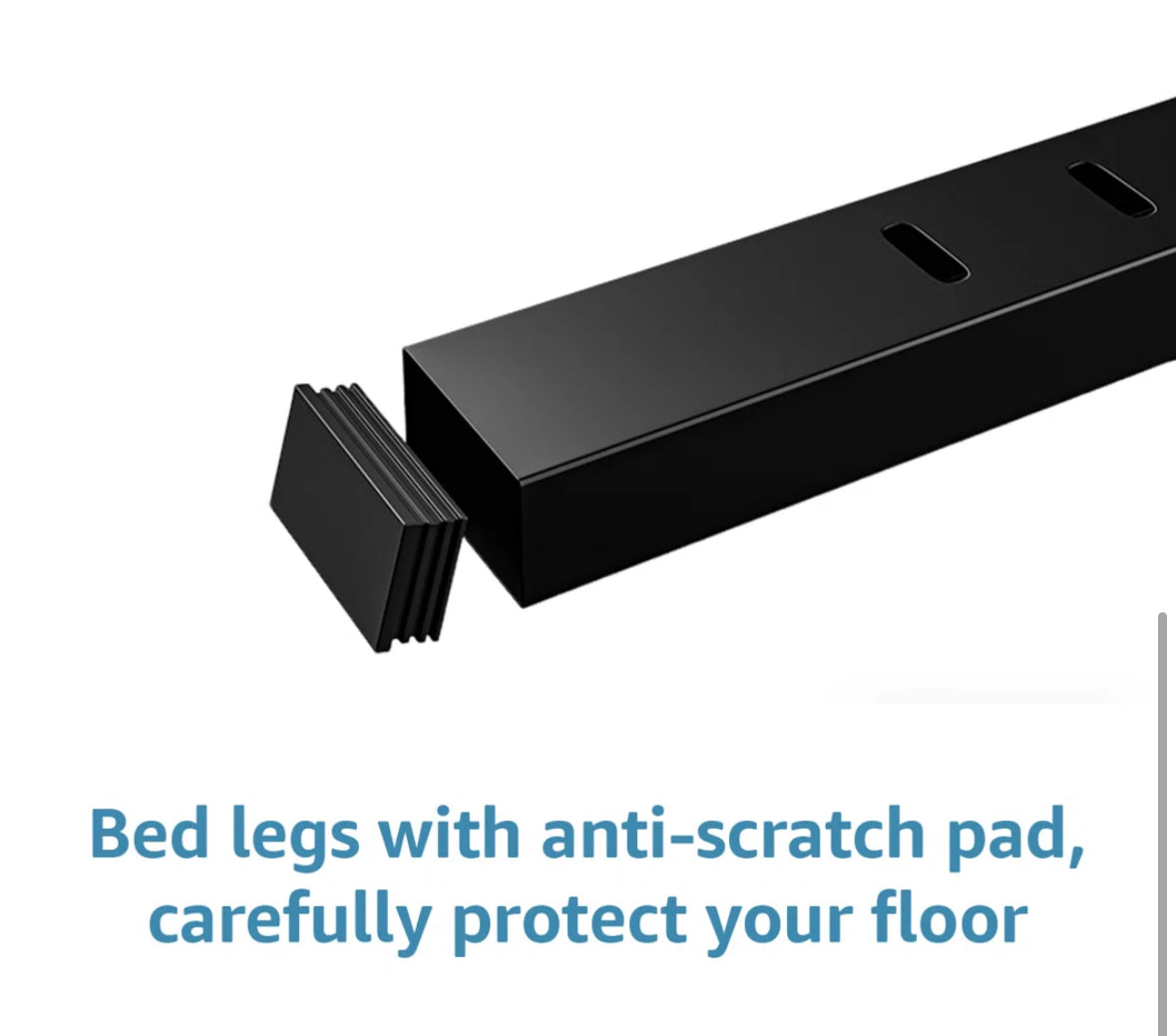 Bed Frame - Full Size 14'' Black Metal Bedframe With Headboard Compatible Platform Bed - WF11.7.25