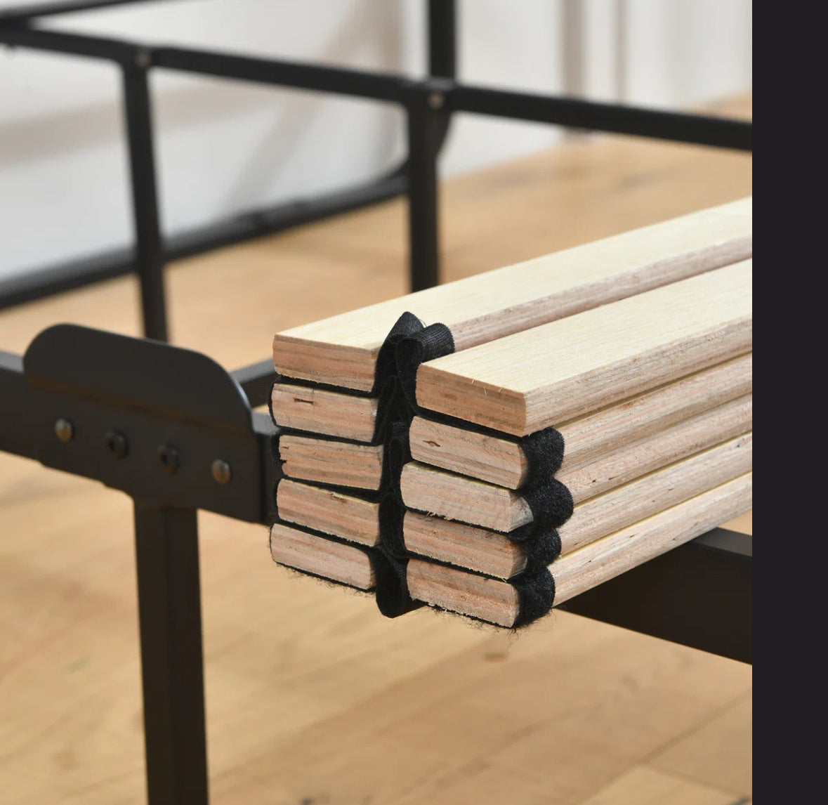 Bed - King Size Nelsie Upholstered Platform Bed with Velvet Tufted Headboard - WF11.7.25