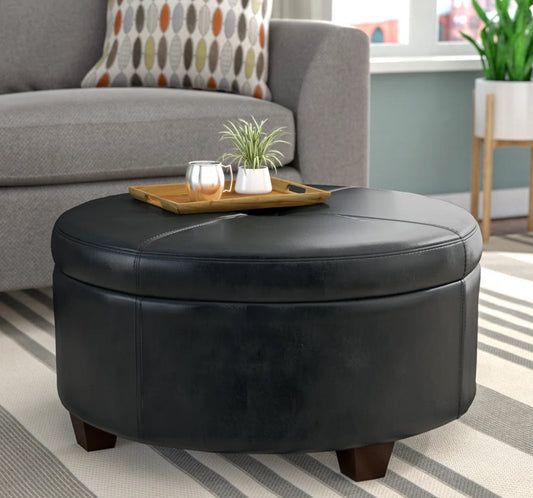 Ottoman - Baller Faux Leather - WF1.3.26