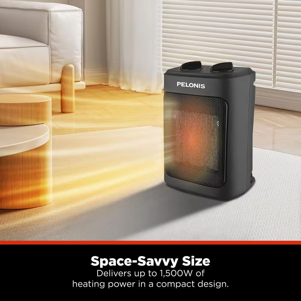 Small Appliance - Pelonis Ceramic Heater 3 Heat + Fan Settings