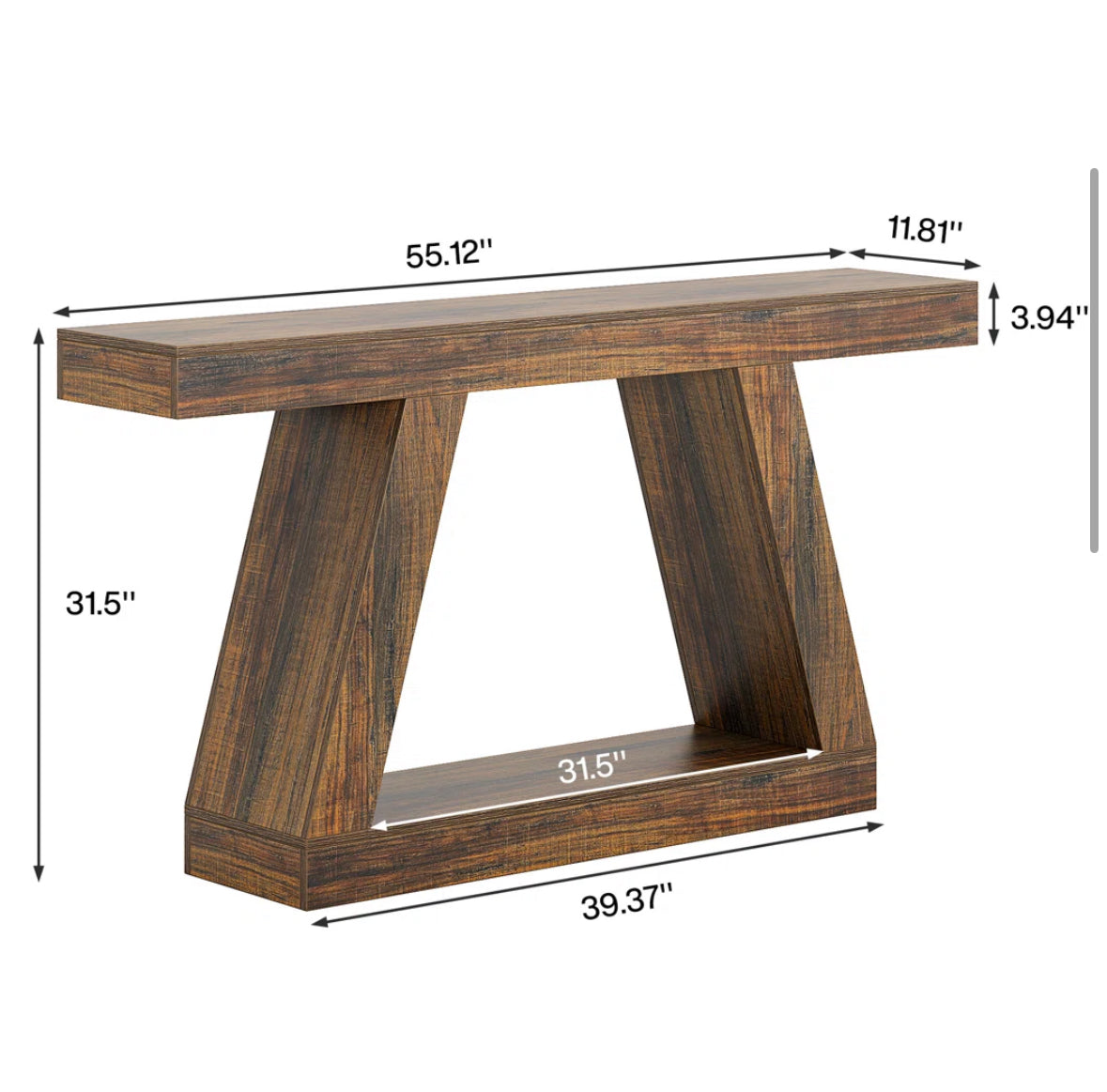 Console Table - Chasidi 55.12” Console - WF1.3.26