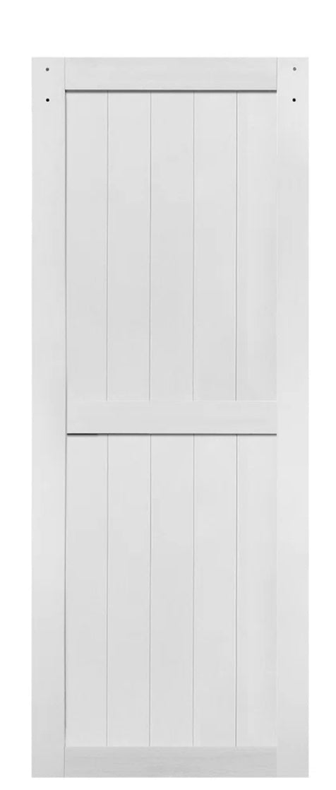 Door - 84" Tall x 30" Wide Barn Door White NO Hardware (2 available) - WF12.3.25