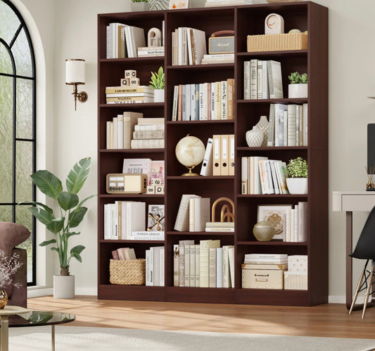 Bookcase - 74” H x 59” W 6 Tier Wakil Storage Bookcase - WF1.3.26